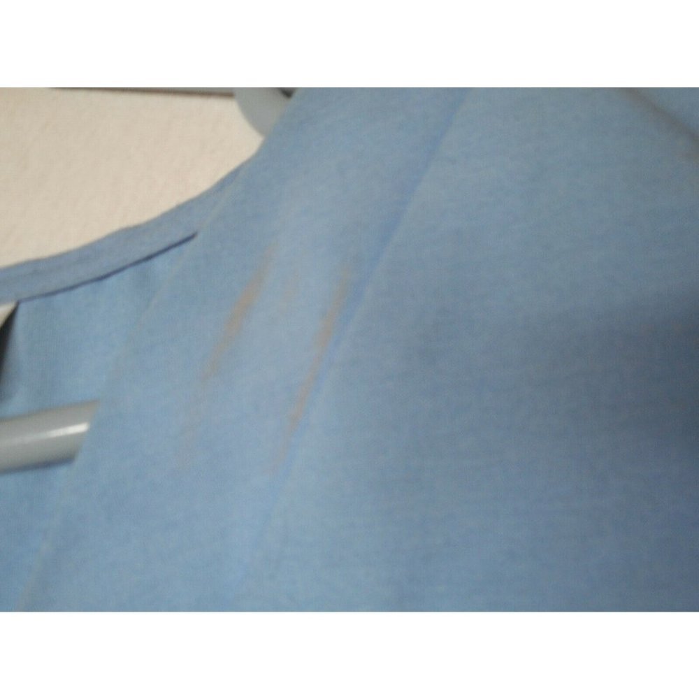 White Swan light Blue Sz XL Scrub Top Medical - Picture 4 of 4
